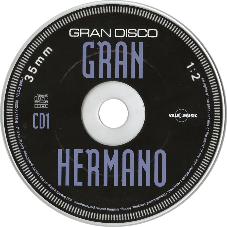 Cartula Cd1 de Gran Hermano 2000