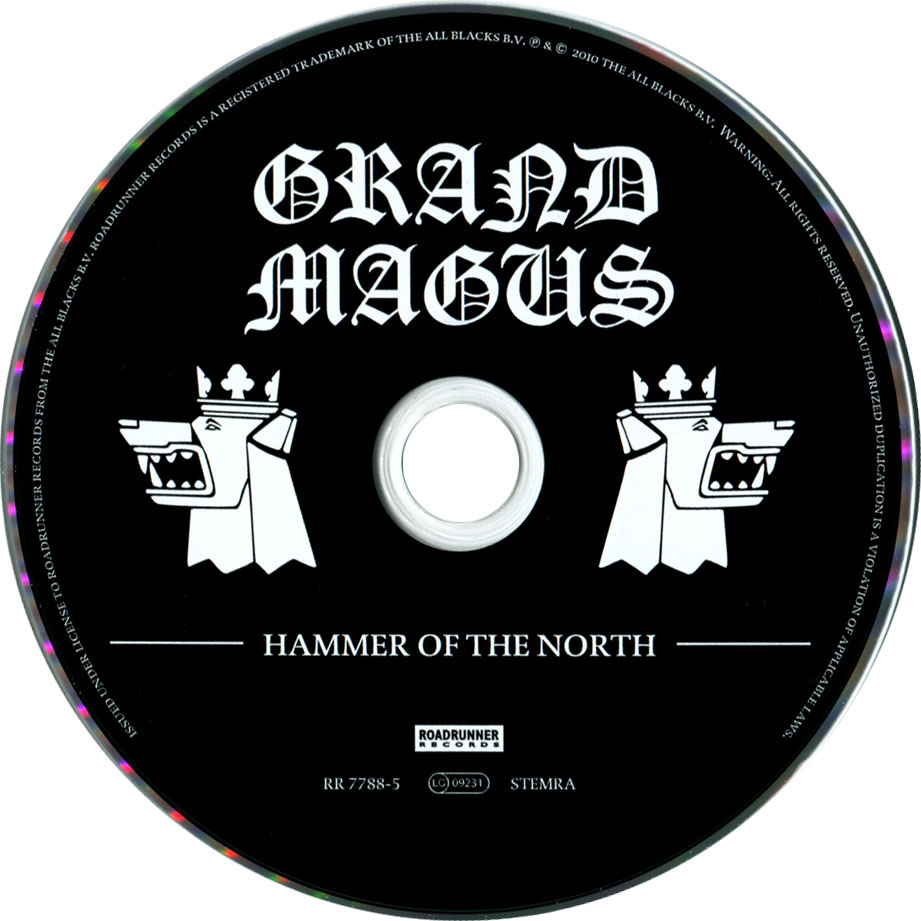 Cartula Cd de Grand Magus - Hammer Of The North