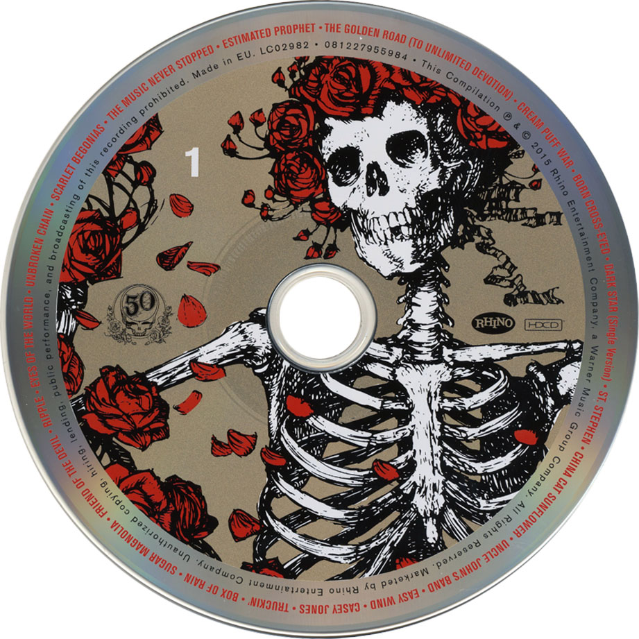 Cartula Cd1 de Grateful Dead - The Best Of The Grateful Dead