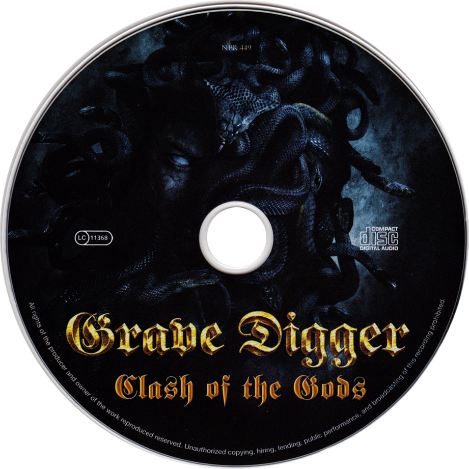 Cartula Cd de Grave Digger - Clash Of The Gods (Limited Edition)