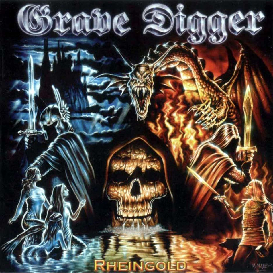 Cartula Frontal de Grave Digger - Rheingold