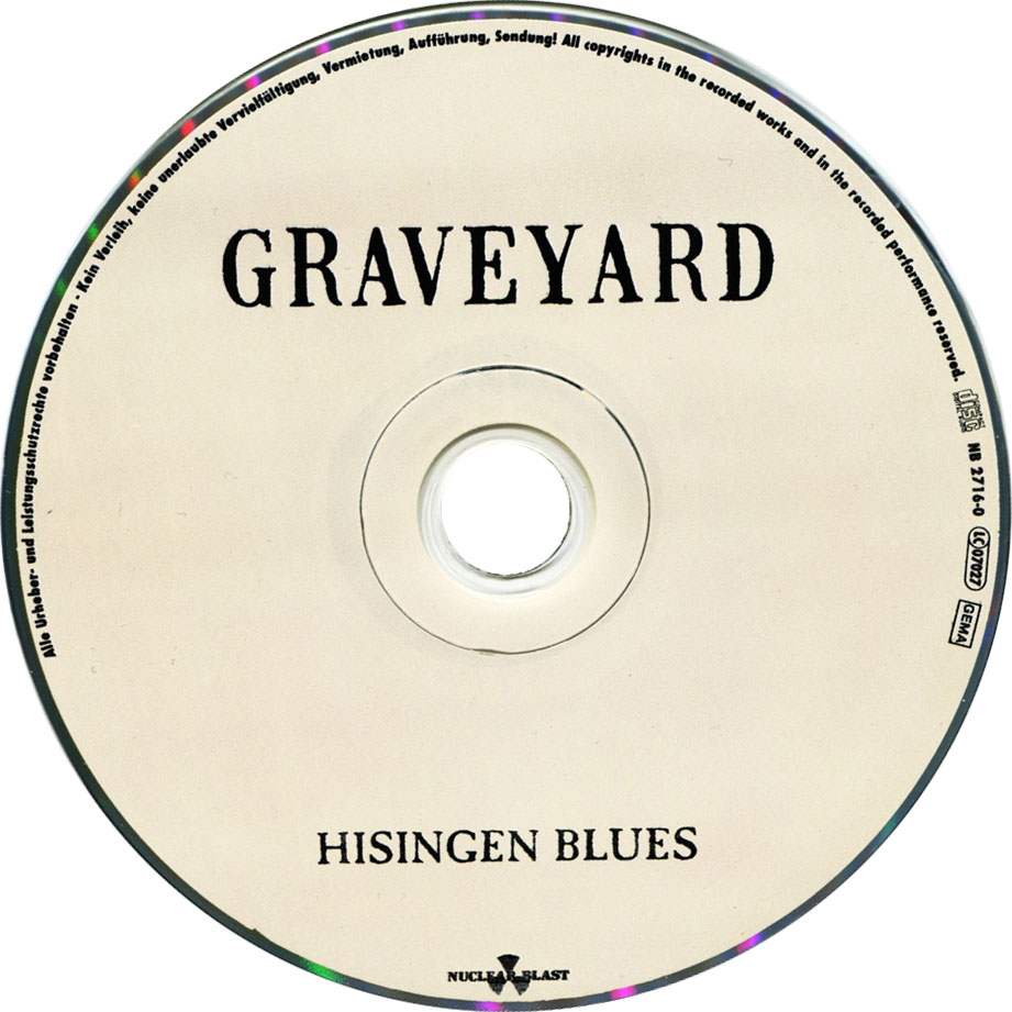 Cartula Cd de Graveyard - Hisingen Blues