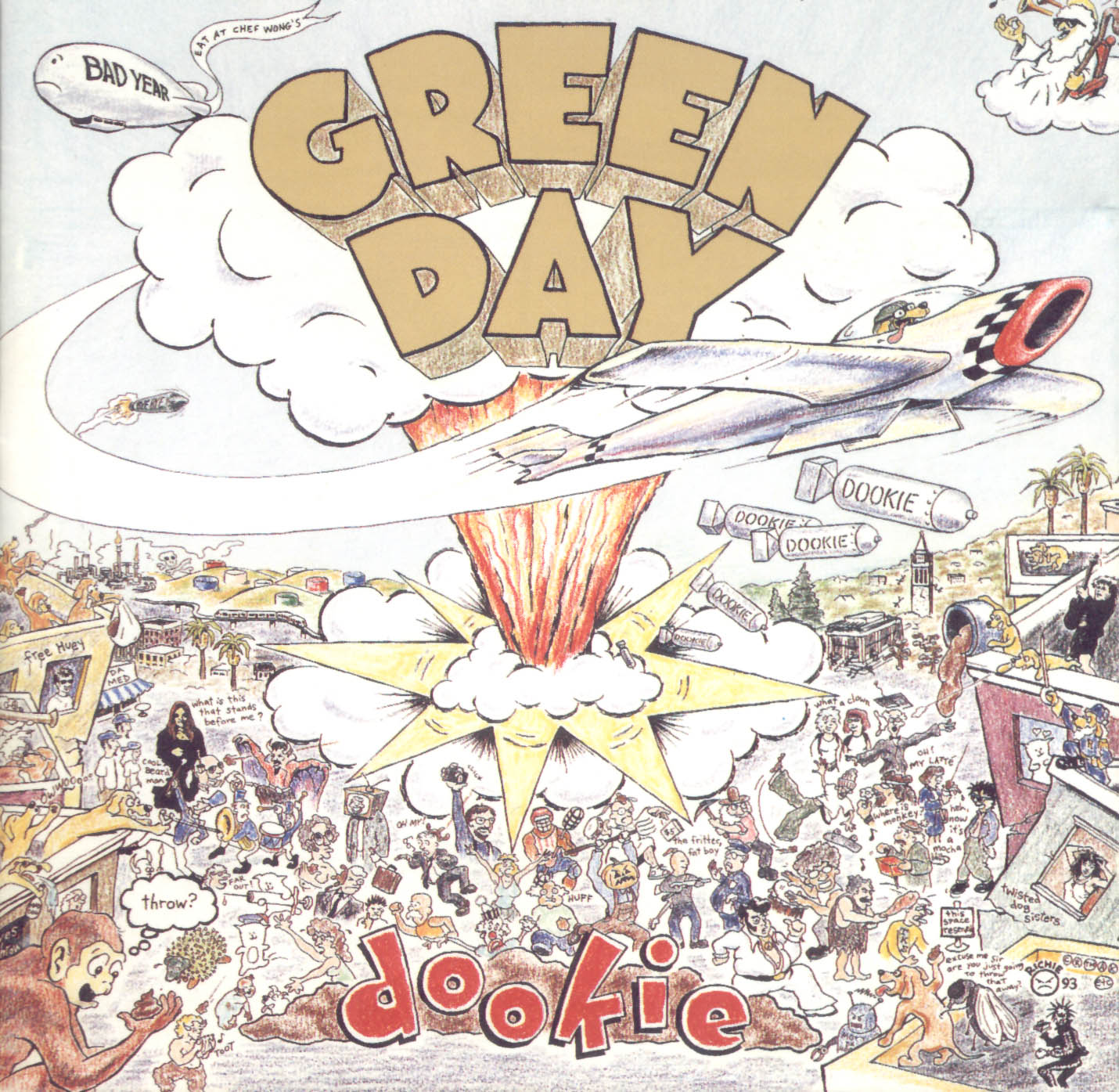 Cartula Frontal de Green Day - Dookie