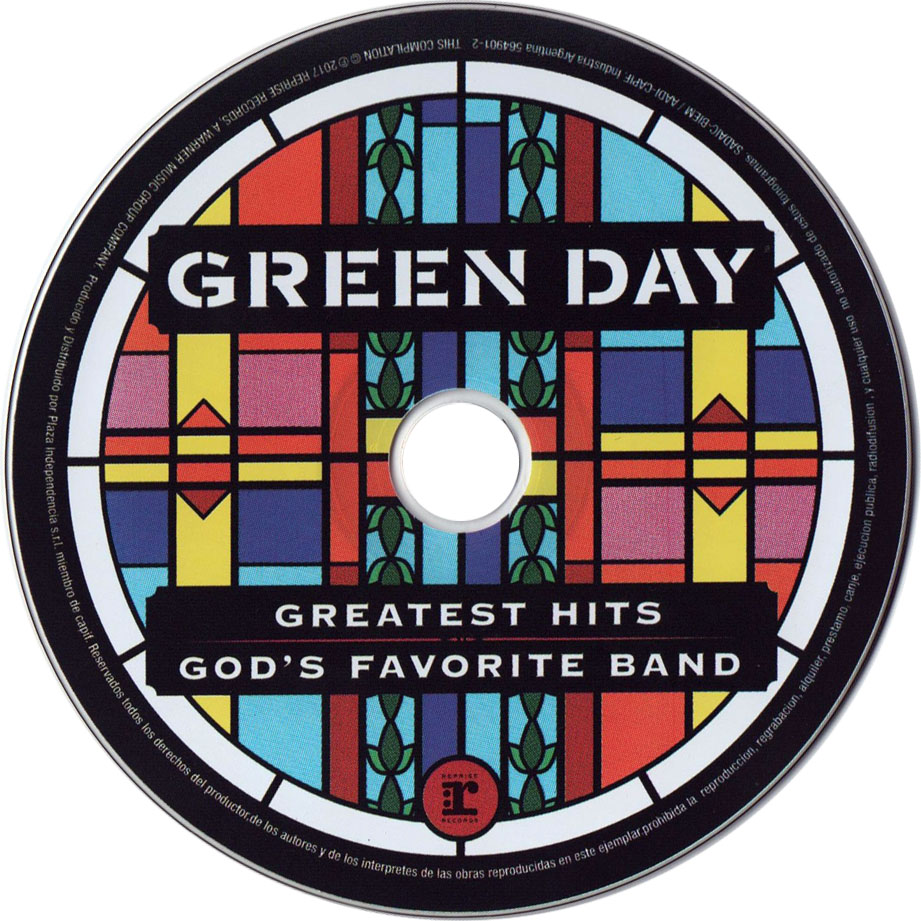 Cartula Cd de Green Day - Greatest Hits: God's Favorite Band