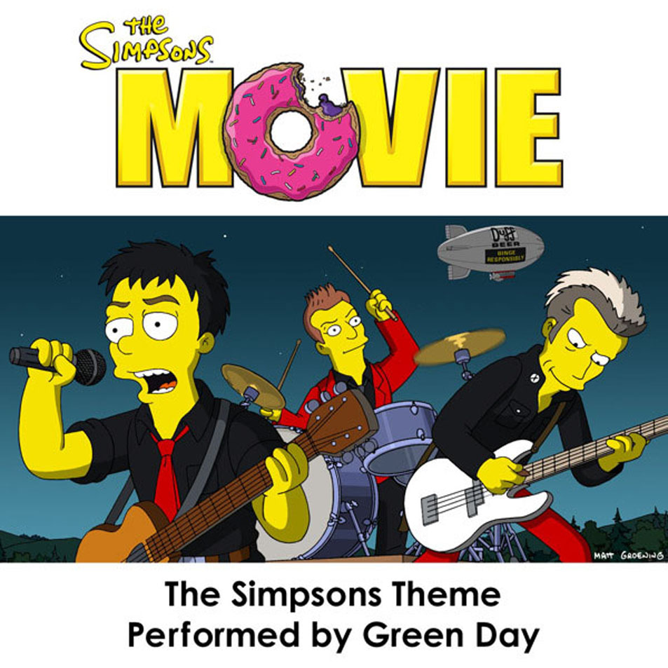 Cartula Frontal de Green Day - The Simpsons Theme (Cd Single)