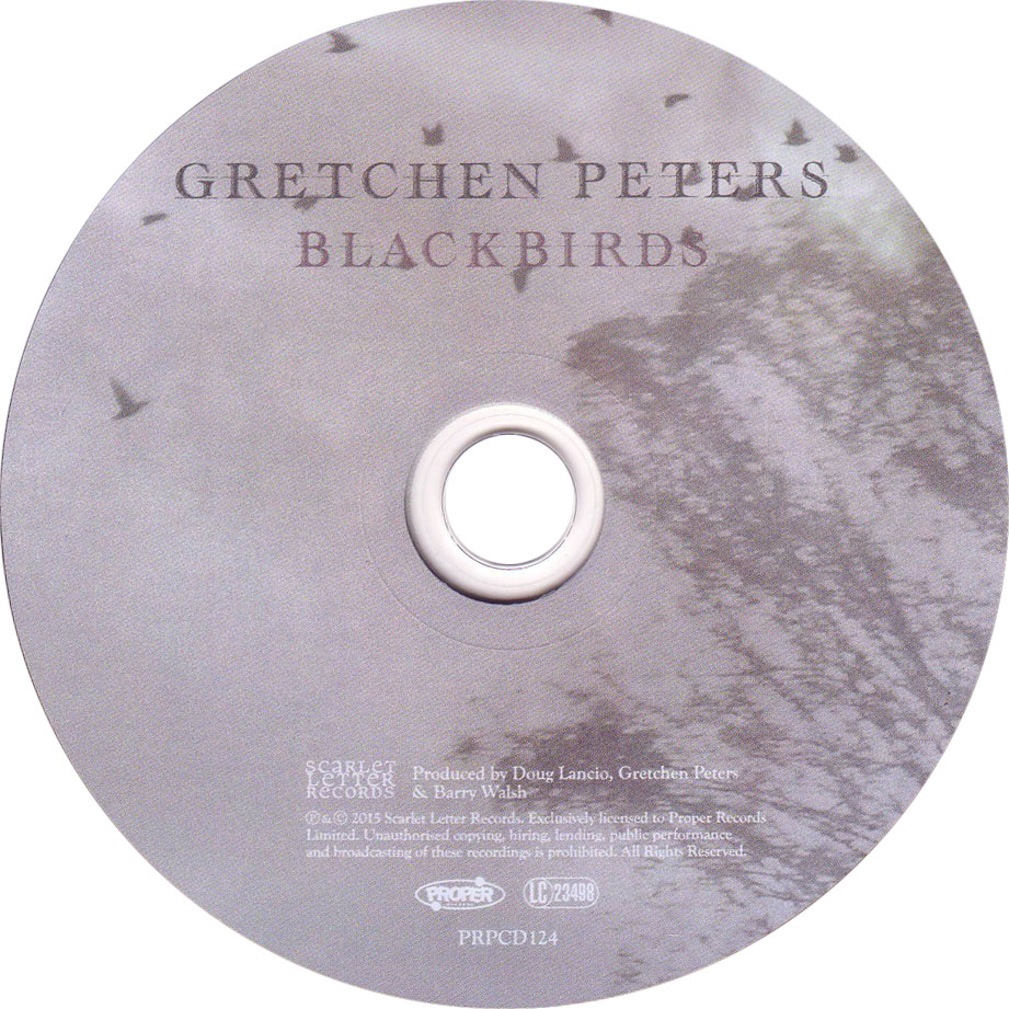 Cartula Cd de Gretchen Peters - Blackbirds