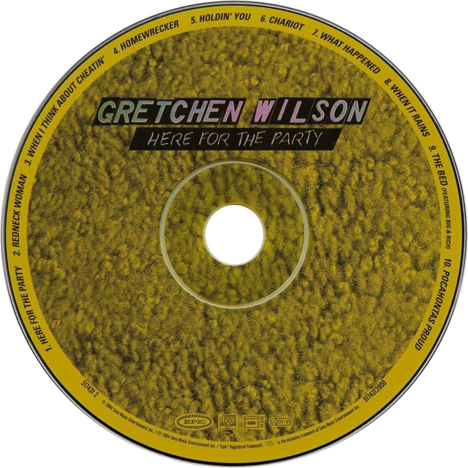 Cartula Cd de Gretchen Wilson - Here For The Party