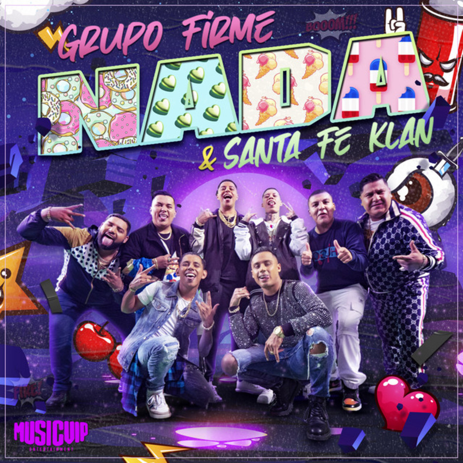 Cartula Frontal de Grupo Firme - Nada (Cd Single)