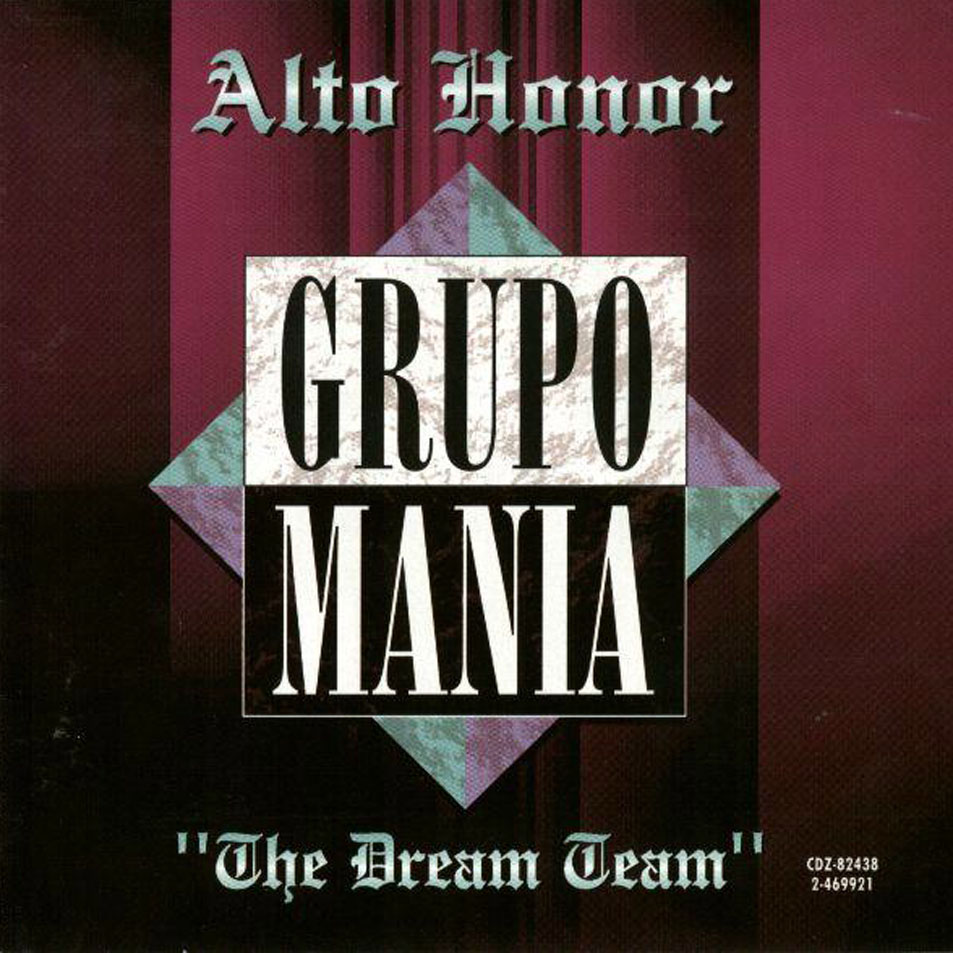 Cartula Frontal de Grupo Mania - Alto Honor