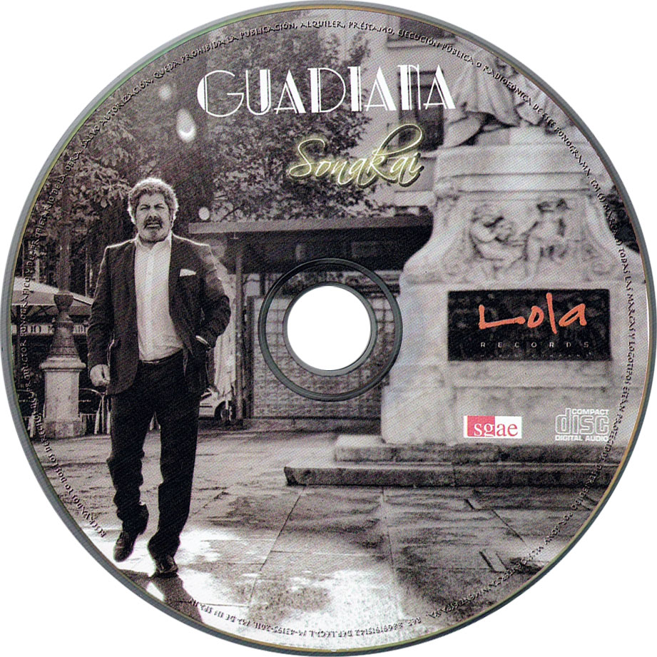 Cartula Cd de Guadiana - Sonakai
