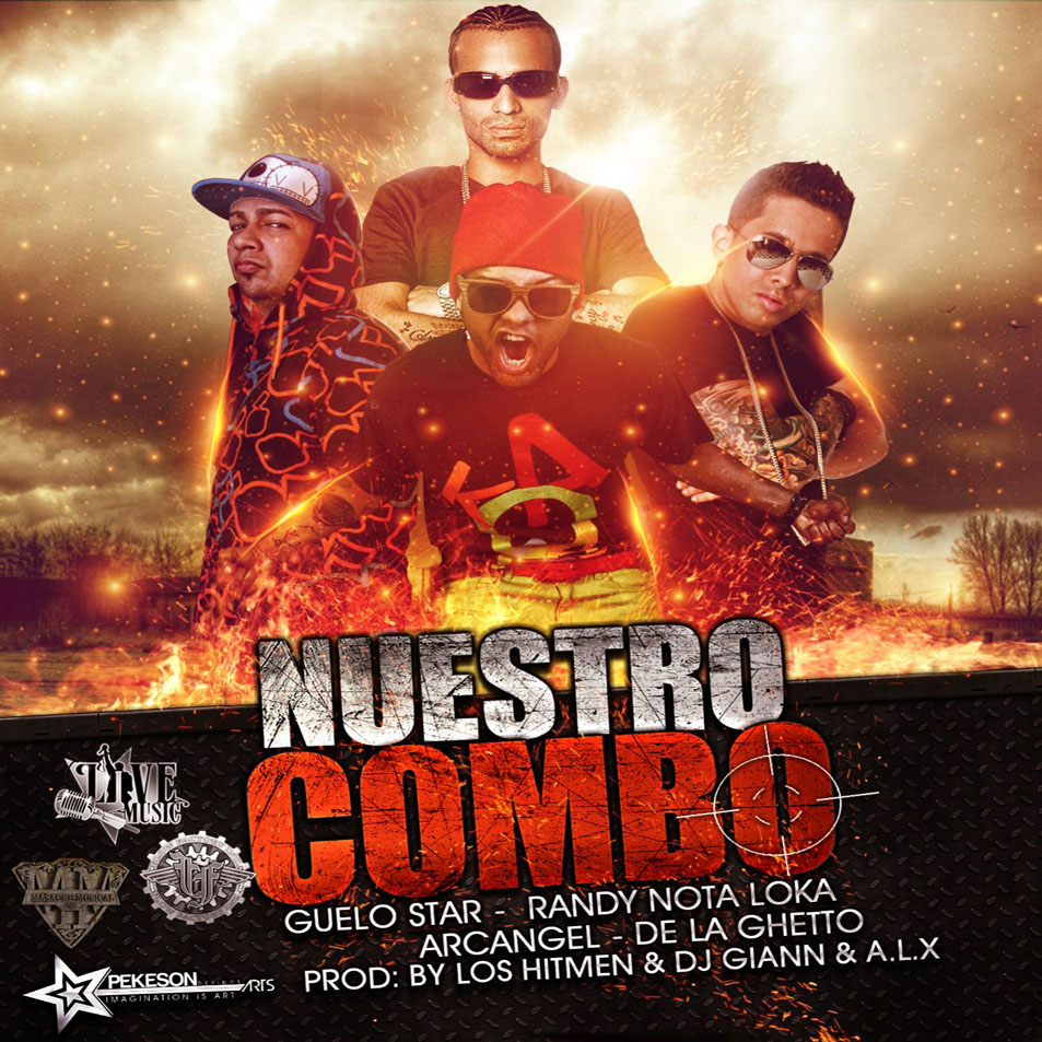 Cartula Frontal de Guelo Star - Nuestro Combo (Featuring Randy Nota Loca, Arcangel & De La Ghetto) (Cd Single)