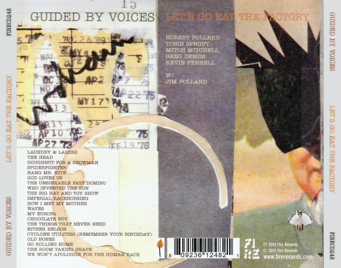 Cartula Trasera de Guided By Voices - Let's Go Eat The Factory