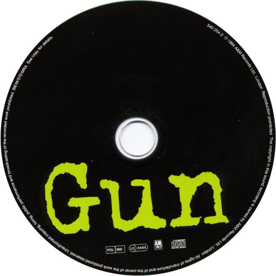 Cartula Cd de Gun - Swagger