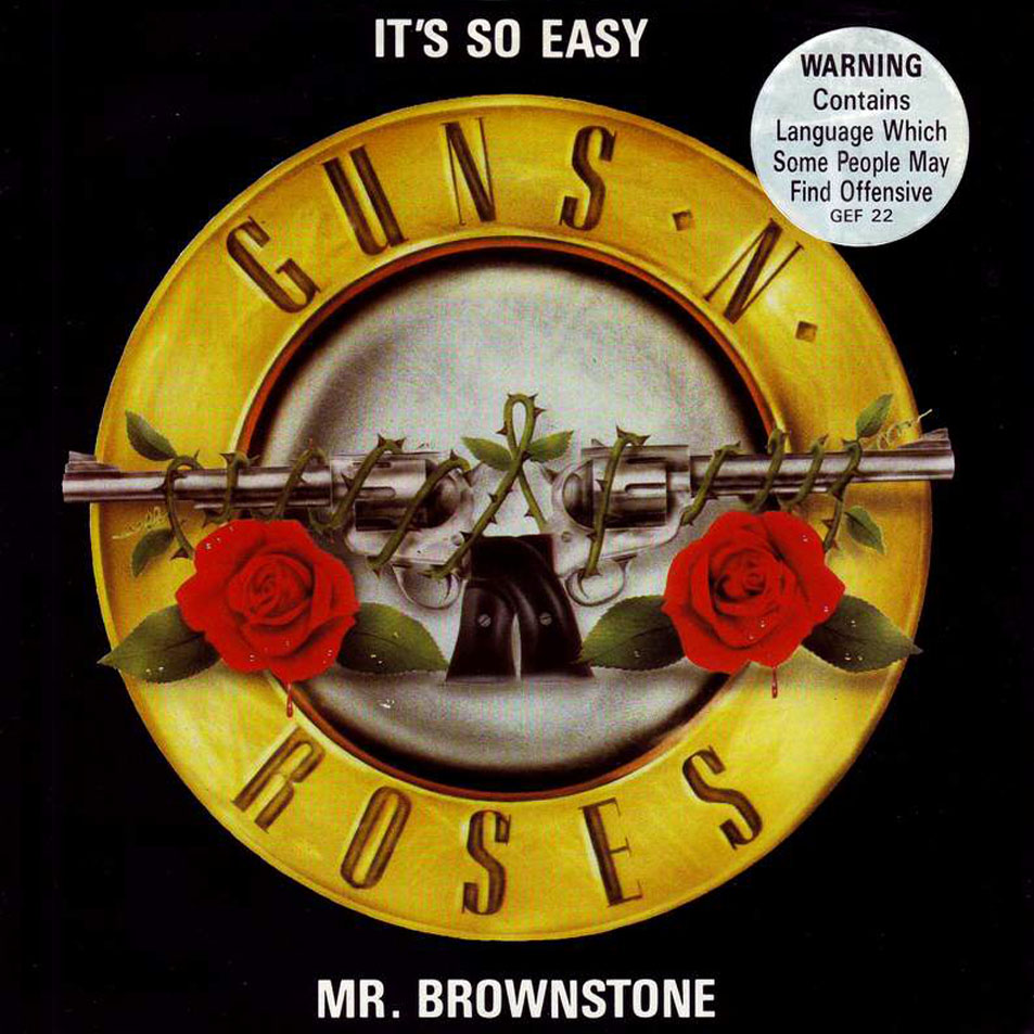 Cartula Frontal de Guns N' Roses - It's So Easy (Cd Single)