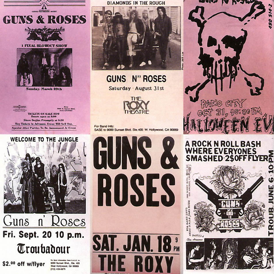 Cartula Interior Frontal de Guns N' Roses - Live Era '87 '93