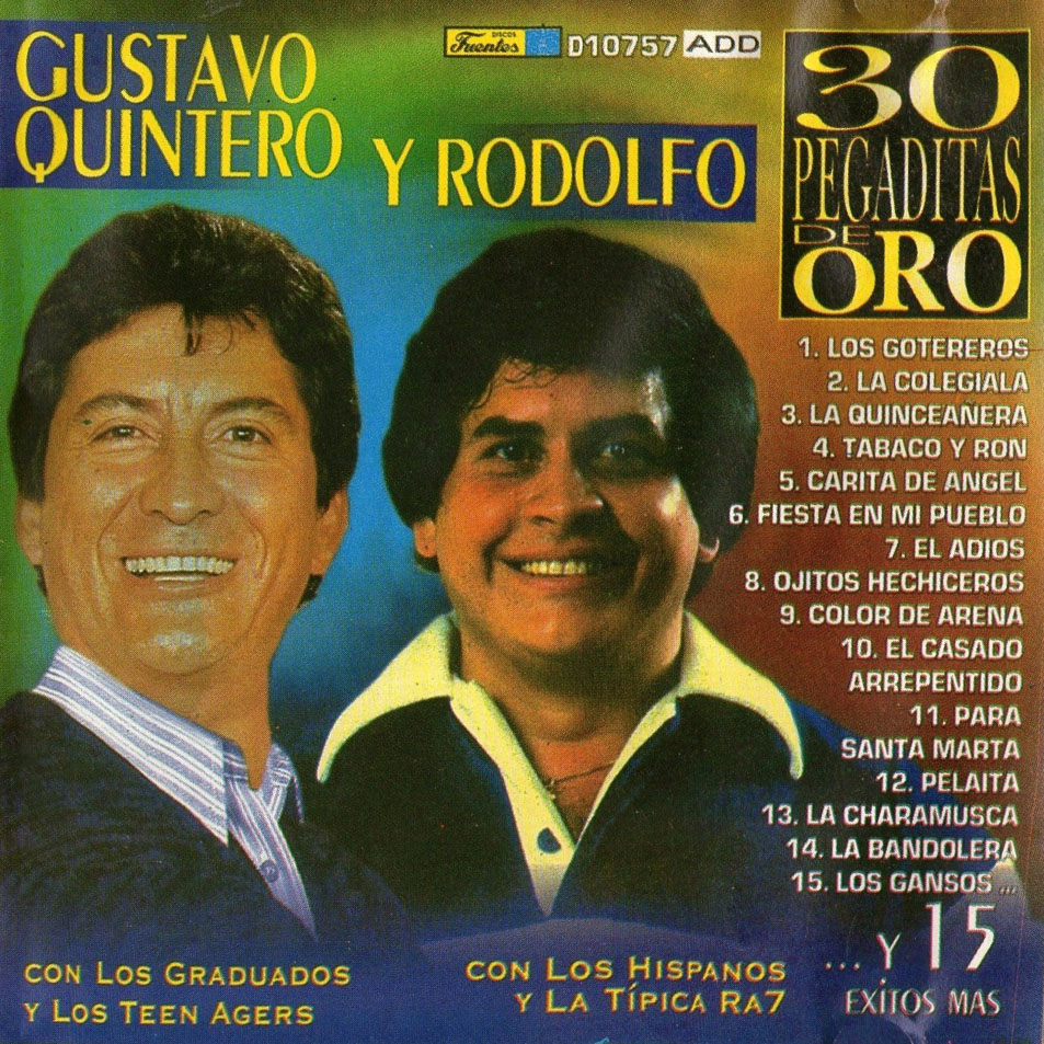 Cartula Frontal de Gustavo Quintero & Rodolfo Aicardi - 30 Pegaditas De Oro