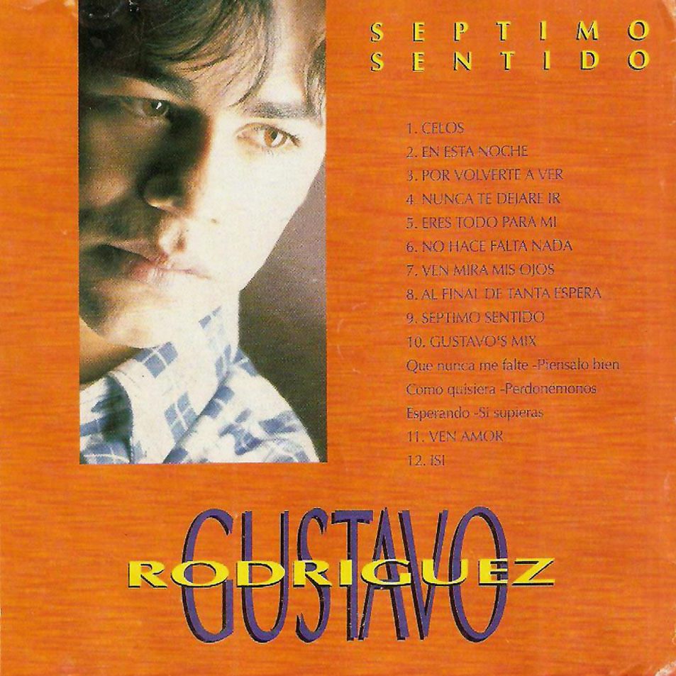 Cartula Interior Frontal de Gustavo Rodriguez - Septimo Sentido