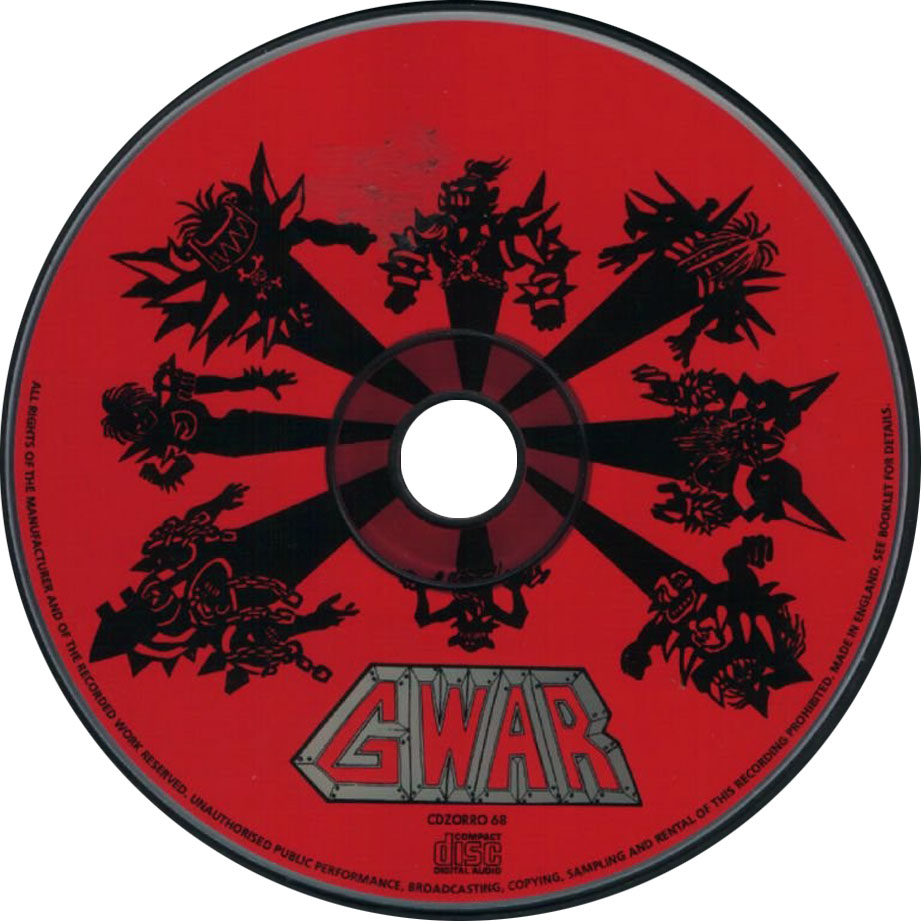 Cartula Cd de Gwar - This Toilet Earth