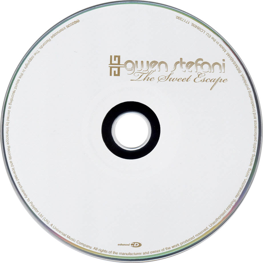 Cartula Cd de Gwen Stefani - The Sweet Escape (13 Canciones)