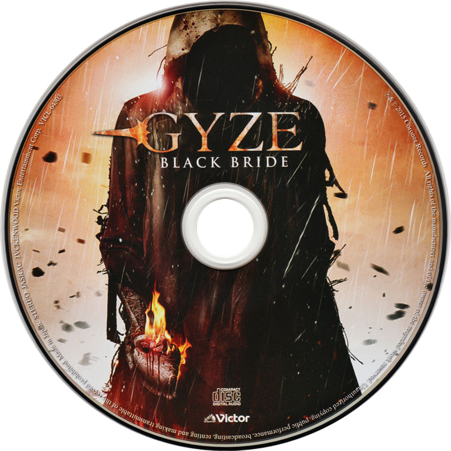 Cartula Cd de Gyze - Black Bride (Japan Edition)