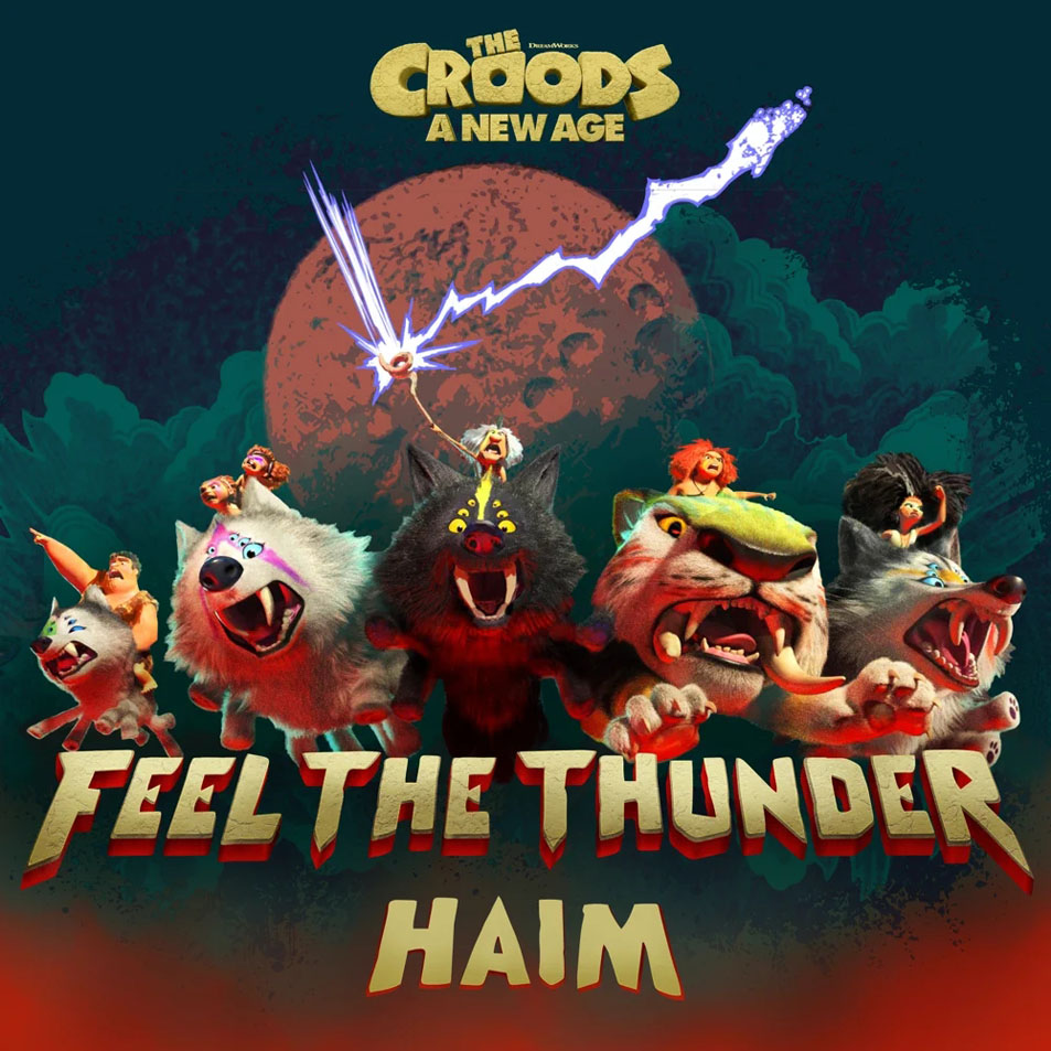 Cartula Frontal de Haim - Feel The Thunder (Cd Single)