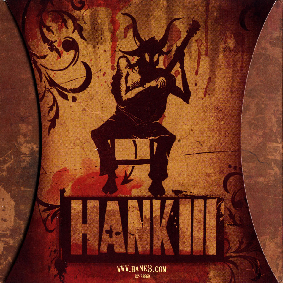 Cartula Interior Frontal de Hank Williams III - Straight To Hell