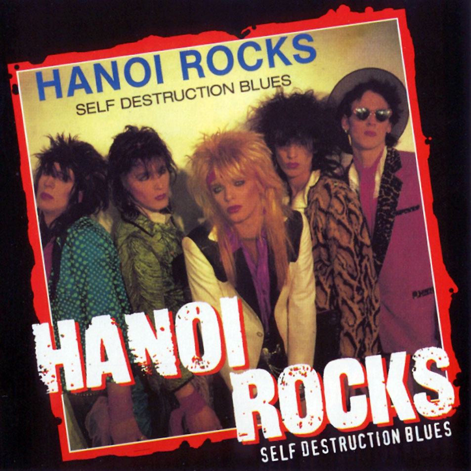 Cartula Frontal de Hanoi Rocks - Self Destruction Blues