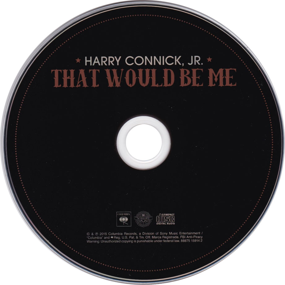 Cartula Cd de Harry Connick Jr. - That Would Be Me (Target Edition)