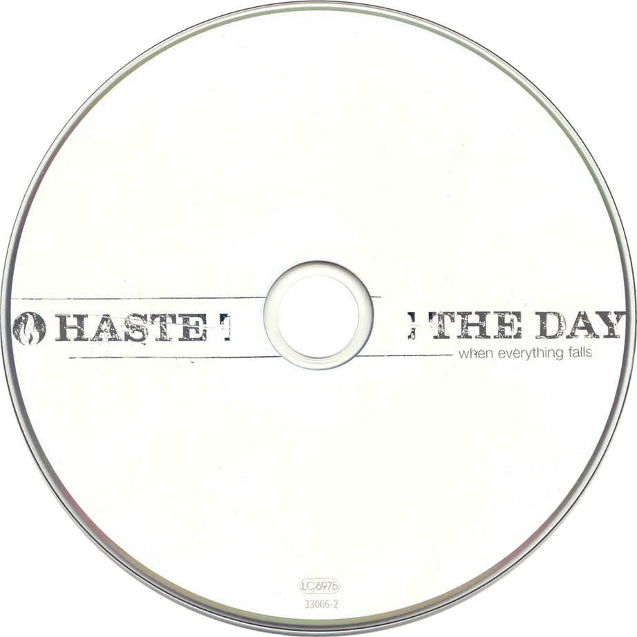 Cartula Cd de Haste The Day - When Everything Falls