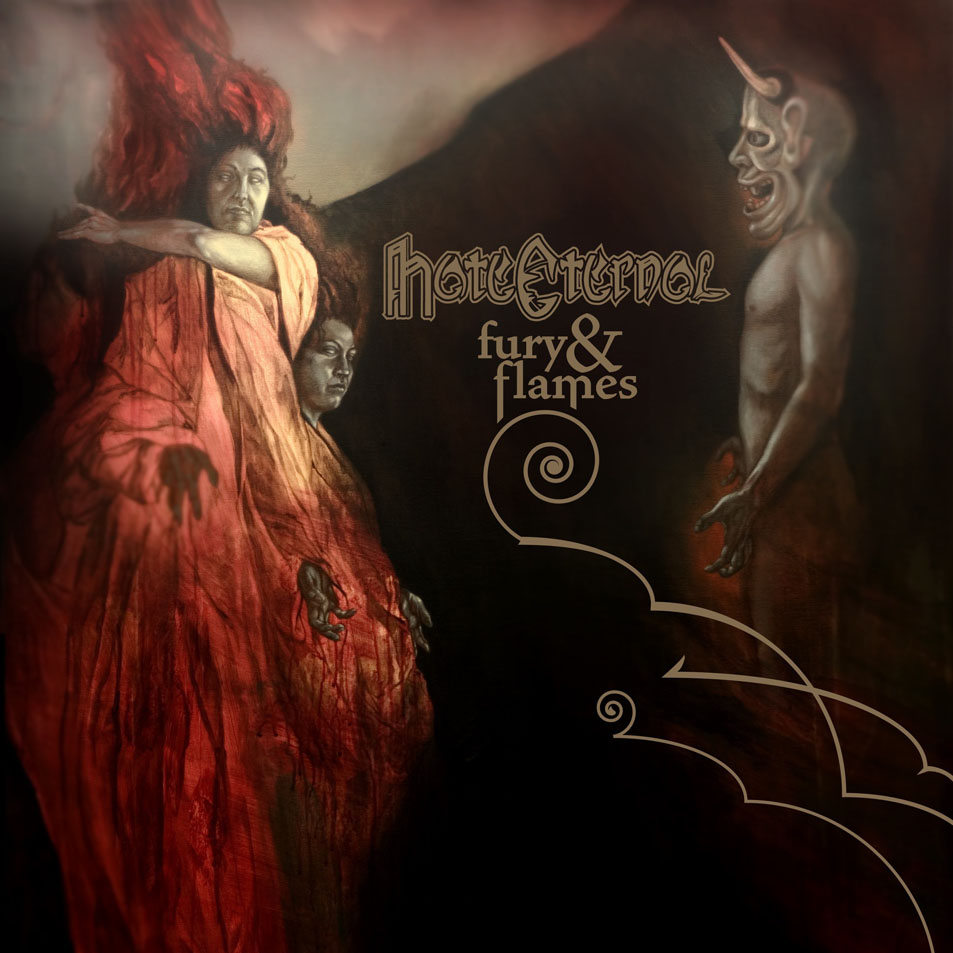 Cartula Frontal de Hate Eternal - Fury & Flames