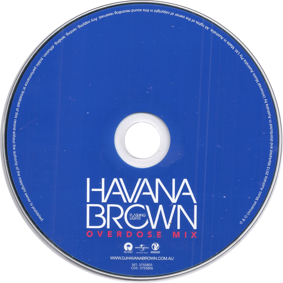 Cartula Cd2 de Havana Brown - Flashing Lights (Deluxe Version)