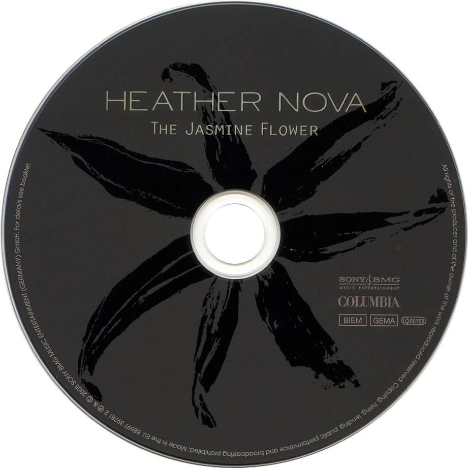 Cartula Cd de Heather Nova - The Jasmine Flower