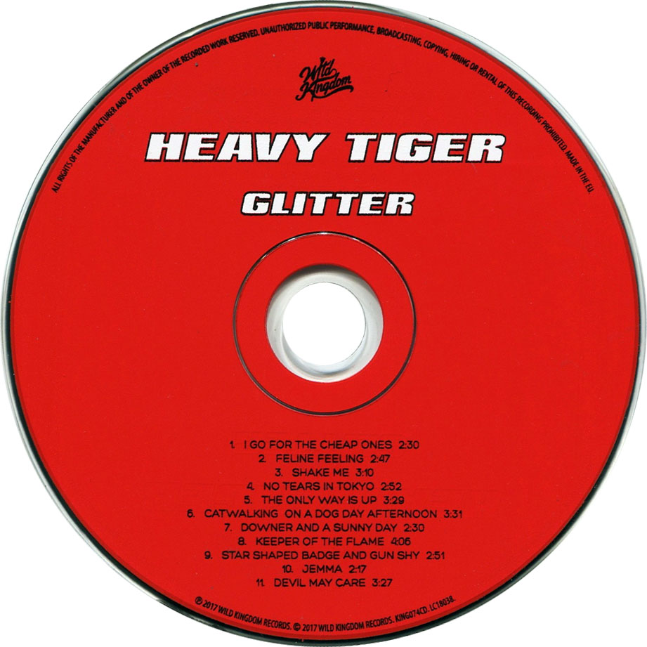 Car tula Cd de Heavy Tiger - Glitter - Portada