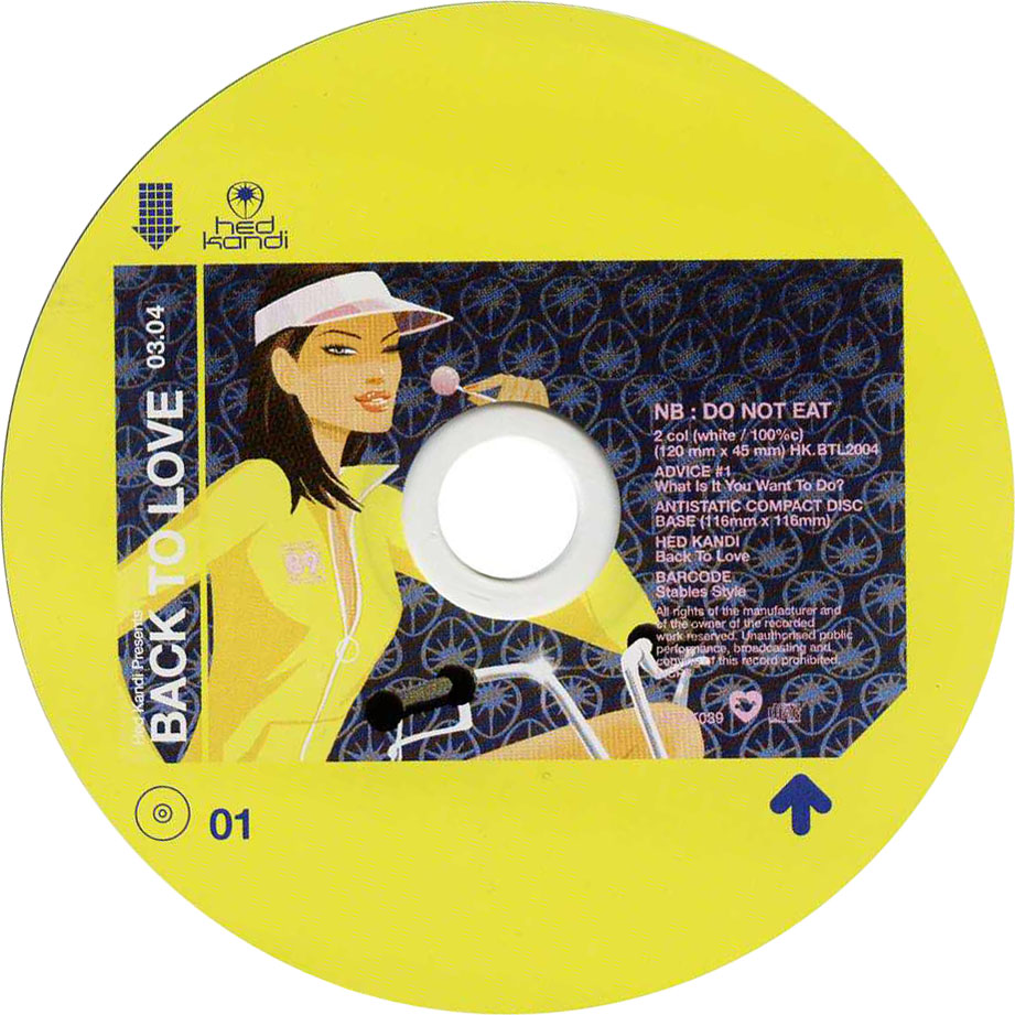 Cartula Cd1 de Hed Kandi Back To Love 03.04