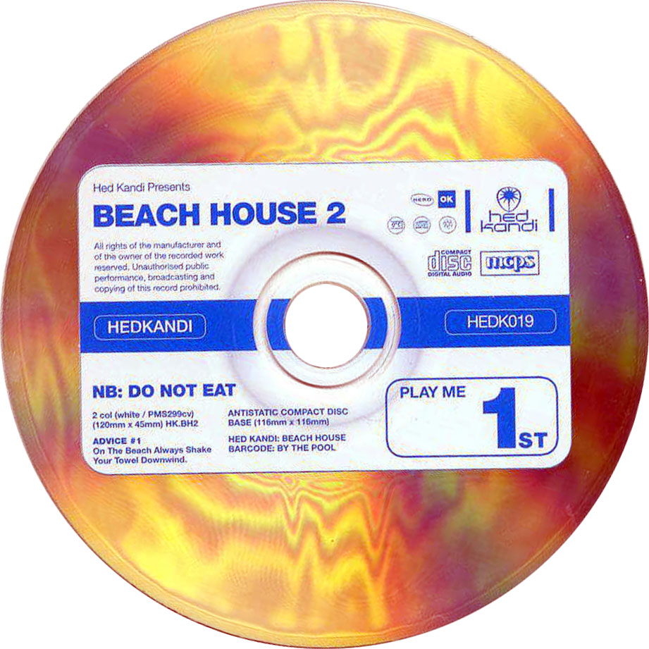 Cartula Cd1 de Hed Kandi Beach House 2