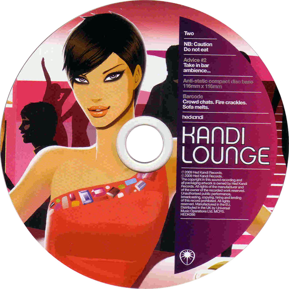 Cartula Cd2 de Hed Kandi Kandi Lounge 2009