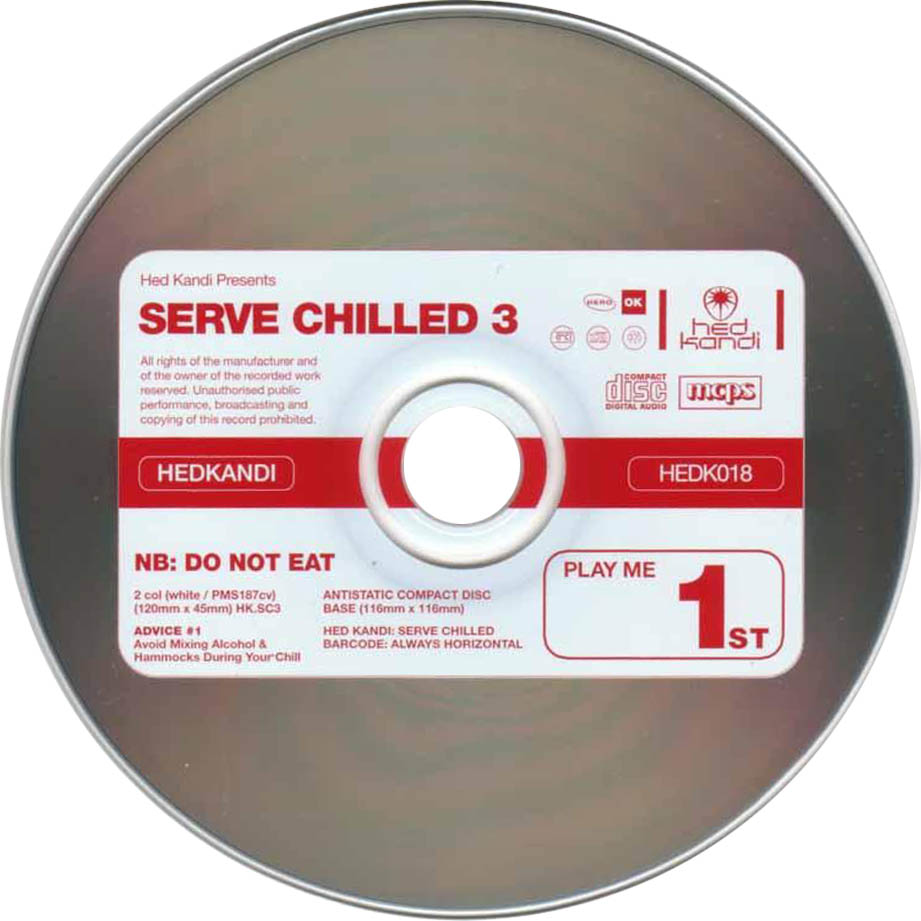 Cartula Cd1 de Hed Kandi Serve Chilled 3