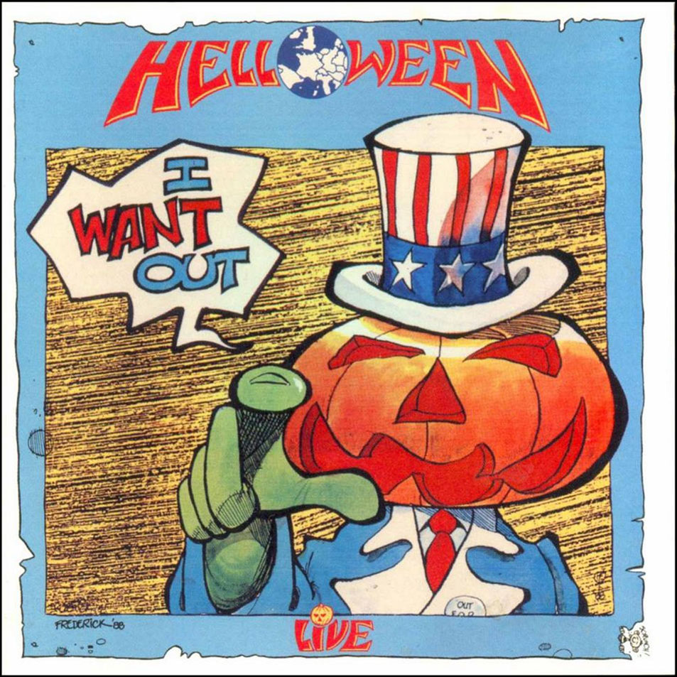 Cartula Frontal de Helloween - I Want Out (Cd Single)