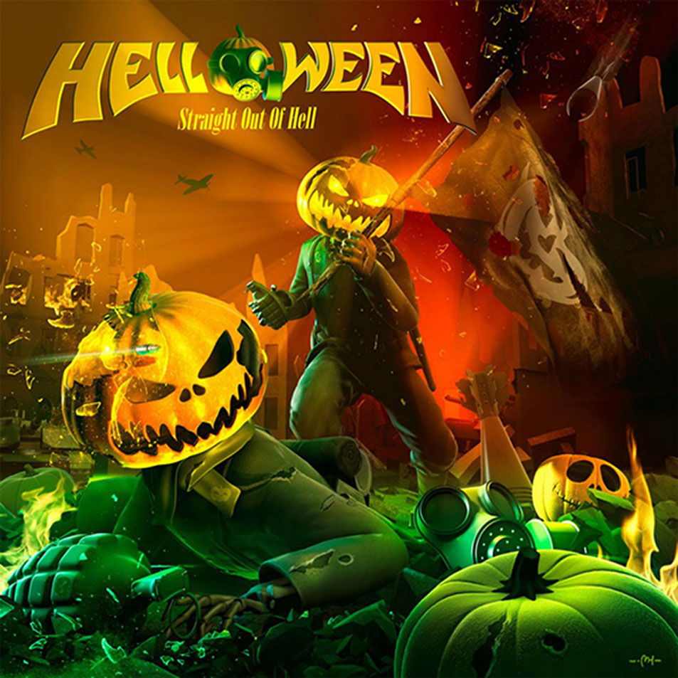Cartula Frontal de Helloween - Straight Out Of Hell