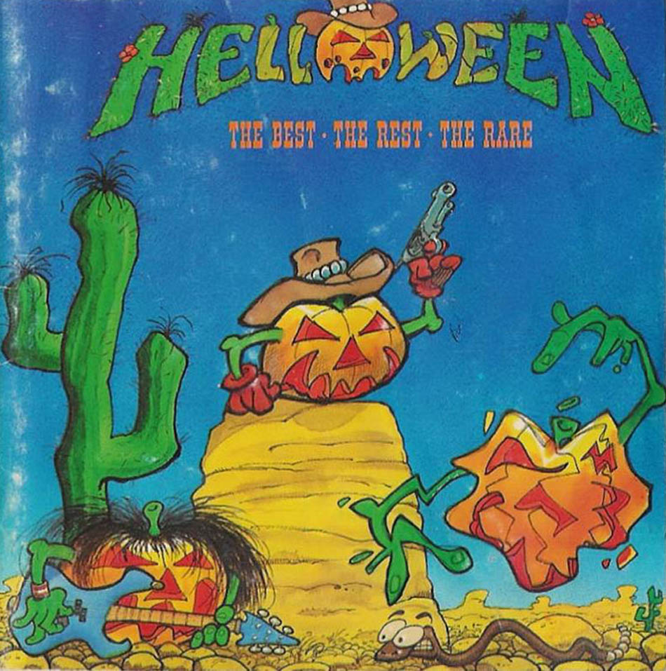 Cartula Frontal de Helloween - The Best The Rest The Rare