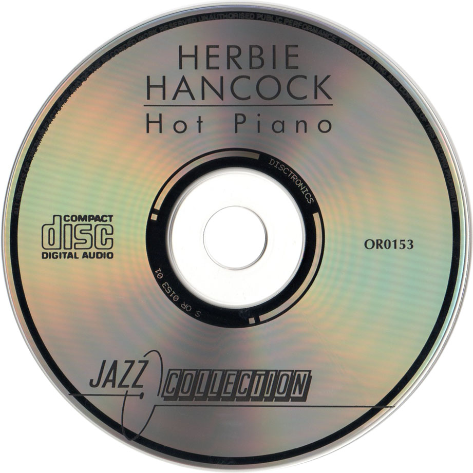 Cartula Cd de Herbie Hancock - Hot Piano