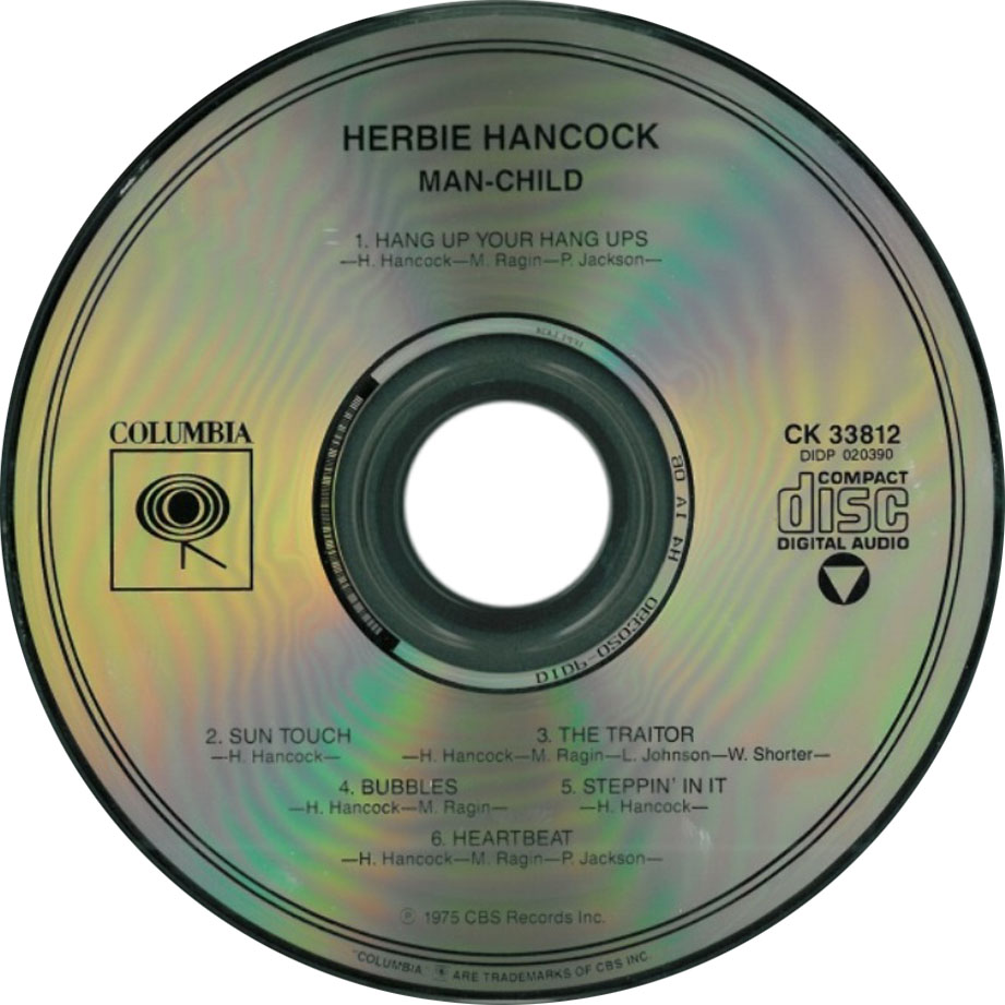 Cartula Cd de Herbie Hancock - Man-Child