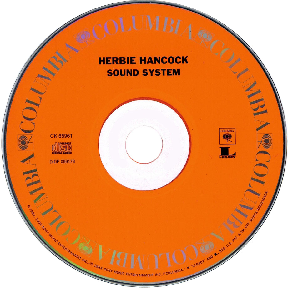 Cartula Cd de Herbie Hancock - Sound System (1999)