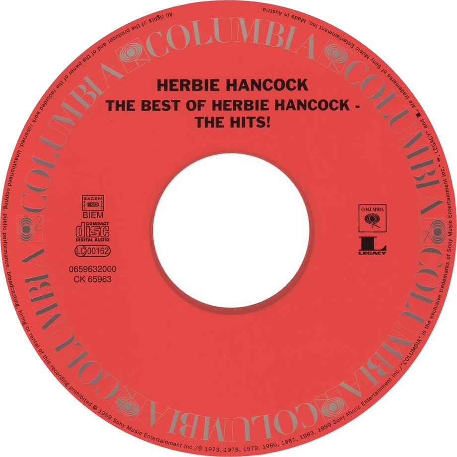 Cartula Cd de Herbie Hancock - The Best Of Herbie Hancock - The Hits!
