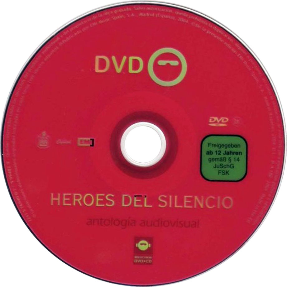 Cartula Dvd de Heroes Del Silencio - Antologia Audiovisual