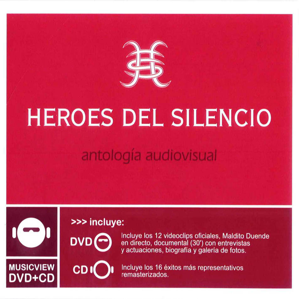 Cartula Frontal de Heroes Del Silencio - Antologia Audiovisual