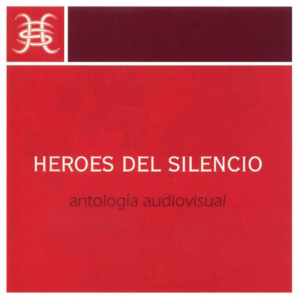 Cartula Interior Frontal de Heroes Del Silencio - Antologia Audiovisual