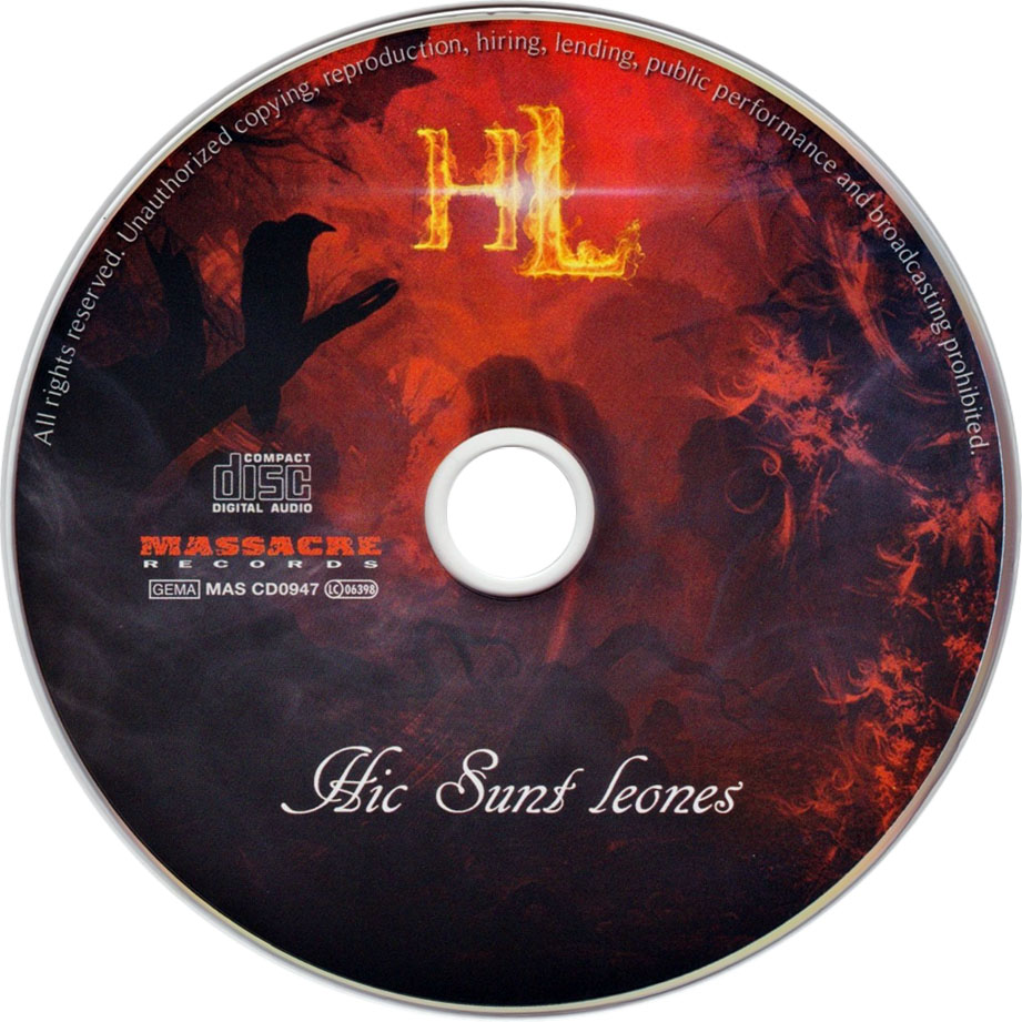 Cartula Cd de Highlord - Hic Sunt Leones