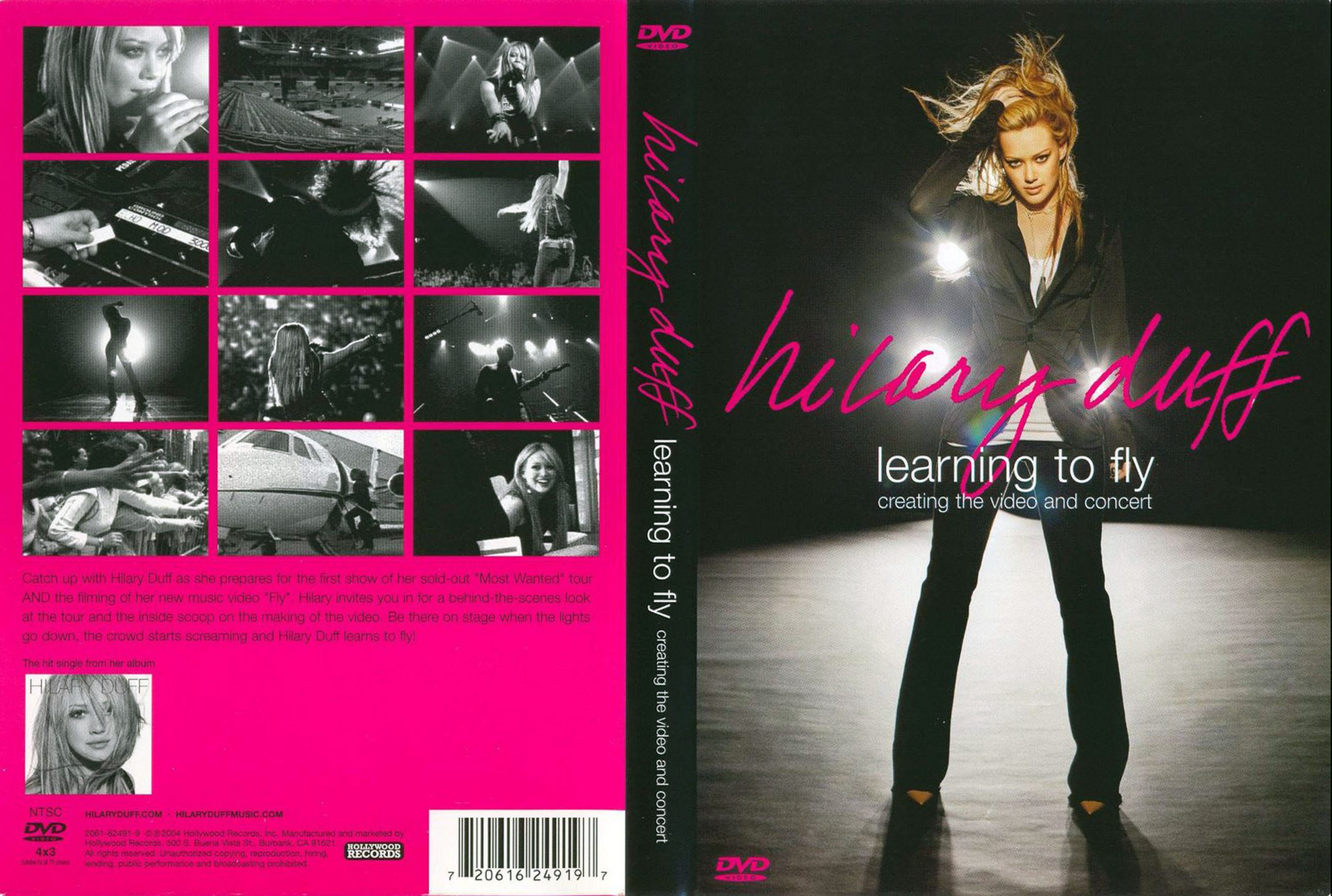 Cartula Caratula de Hilary Duff - Learning To Fly (Dvd)
