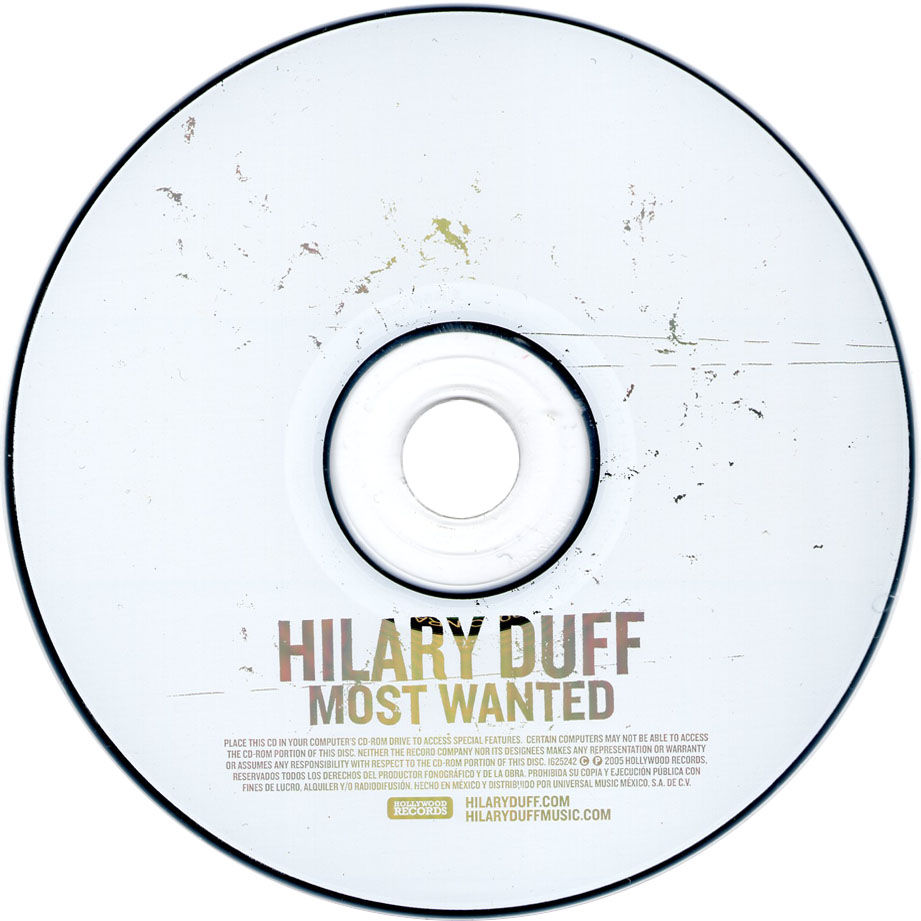 Cartula Cd de Hilary Duff - Most Wanted
